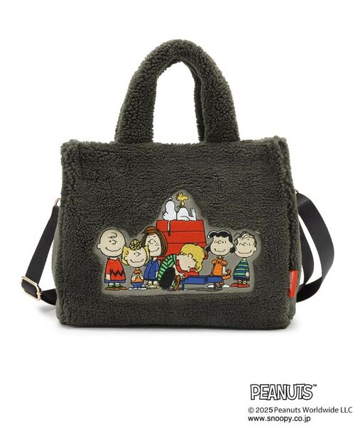 grove / グローブ トートバッグ | 【PEANUTS】ボアスクエア2WAYトート | 詳細13