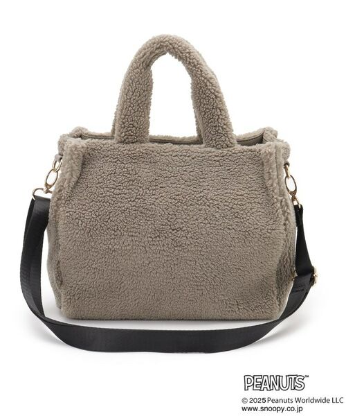 grove / グローブ トートバッグ | 【PEANUTS】ボアスクエア2WAYトート | 詳細17