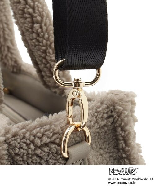 grove / グローブ トートバッグ | 【PEANUTS】ボアスクエア2WAYトート | 詳細27