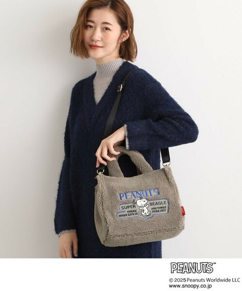 grove / グローブ トートバッグ | 【PEANUTS】ボアスクエア2WAYトート | 詳細3
