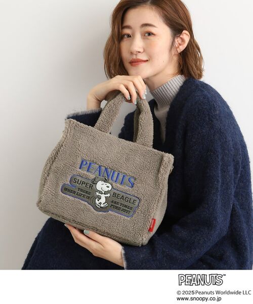 grove / グローブ トートバッグ | 【PEANUTS】ボアスクエア2WAYトート | 詳細4