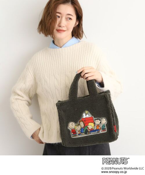 grove / グローブ トートバッグ | 【PEANUTS】ボアスクエア2WAYトート | 詳細6