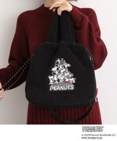 grove / グローブ トートバッグ | 【PEANUTS】ボア巾着トート