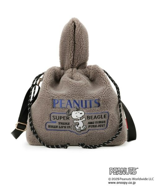 grove / グローブ トートバッグ | 【PEANUTS】ボア巾着トート | 詳細15
