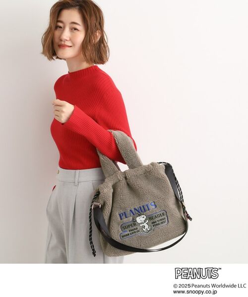 grove / グローブ トートバッグ | 【PEANUTS】ボア巾着トート | 詳細3