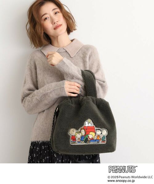 grove / グローブ トートバッグ | 【PEANUTS】ボア巾着トート | 詳細6
