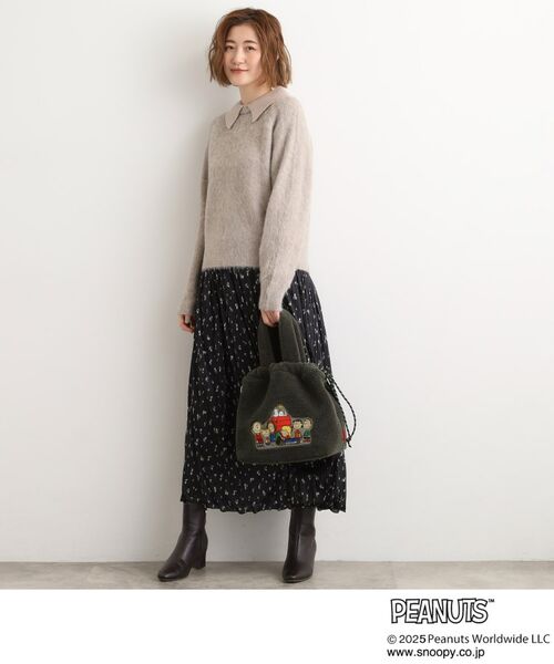 grove / グローブ トートバッグ | 【PEANUTS】ボア巾着トート | 詳細7
