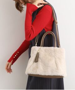 grove / グローブ トートバッグ | タックタッセルエコファー2WAYトート