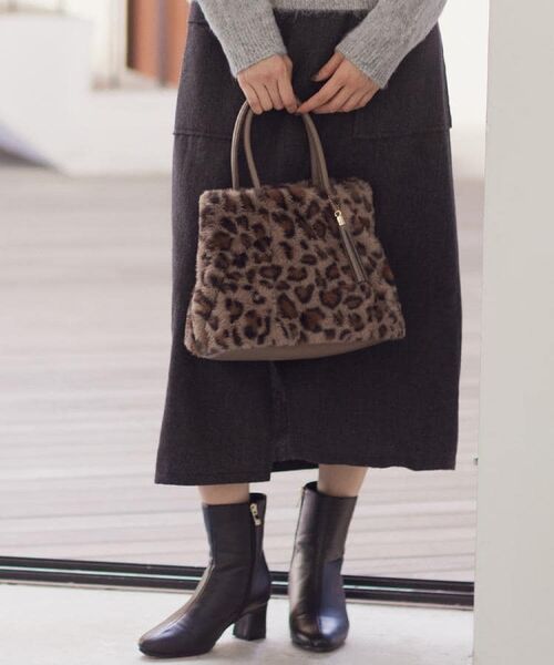 grove / グローブ トートバッグ | タックタッセルエコファー2WAYトート | 詳細10