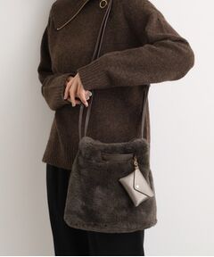 grove / グローブ ショルダーバッグ | エコファーポーチ付き2WAYショルダー