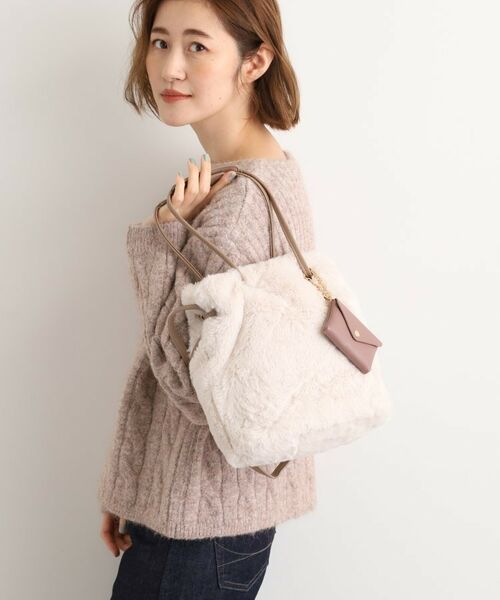 grove / グローブ ショルダーバッグ | エコファーポーチ付き2WAYショルダー | 詳細1