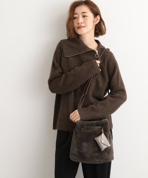 grove / グローブ ショルダーバッグ | エコファーポーチ付き2WAYショルダー | 詳細10