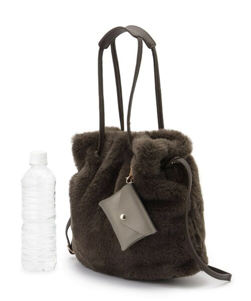 grove / グローブ ショルダーバッグ | エコファーポーチ付き2WAYショルダー | 詳細14