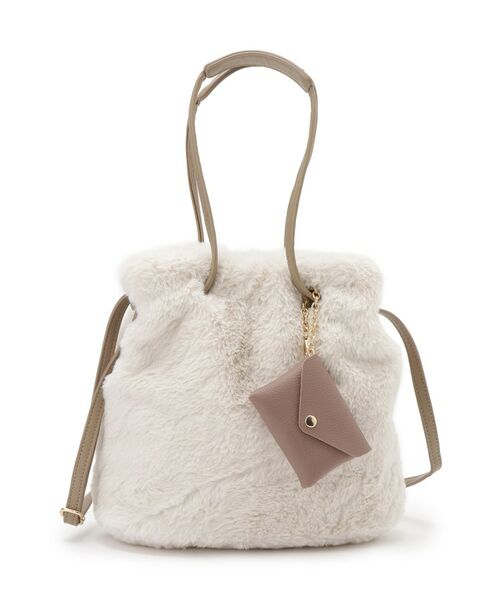 grove / グローブ ショルダーバッグ | エコファーポーチ付き2WAYショルダー | 詳細15