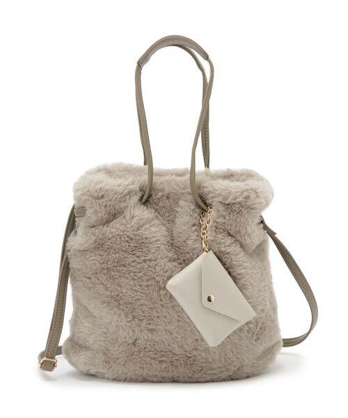 grove / グローブ ショルダーバッグ | エコファーポーチ付き2WAYショルダー | 詳細17