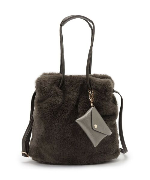 grove / グローブ ショルダーバッグ | エコファーポーチ付き2WAYショルダー | 詳細18