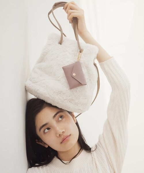 grove / グローブ ショルダーバッグ | エコファーポーチ付き2WAYショルダー | 詳細3