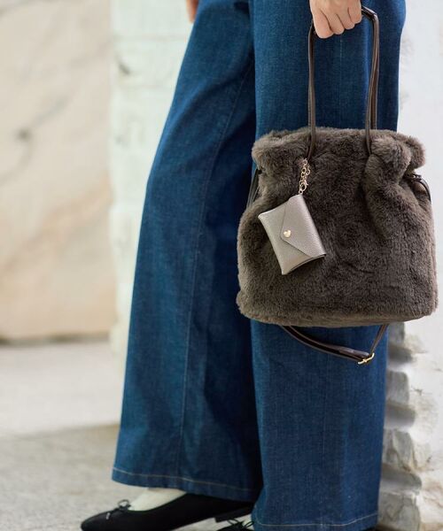 grove / グローブ ショルダーバッグ | エコファーポーチ付き2WAYショルダー | 詳細8