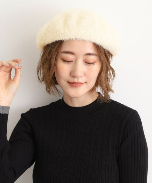 grove / グローブ ハンチング・キャスケット・ベレー帽 | スパンコールシャギーベレー | 詳細5