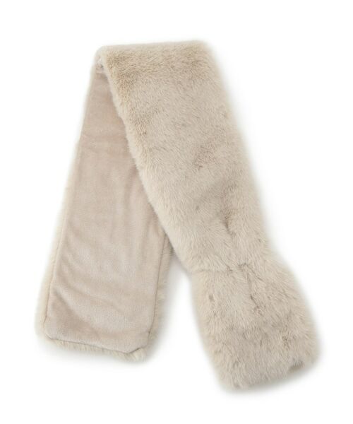 grove / グローブ マフラー・ショール・スヌード・ストール | フェイクファー差し込みティペット | 詳細2