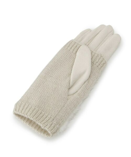 grove / グローブ 手袋 | 3WAYニットフェイクファーグローブ | 詳細3