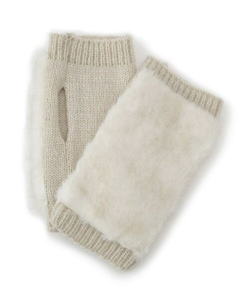 grove / グローブ 手袋 | 3WAYニットフェイクファーグローブ | 詳細4