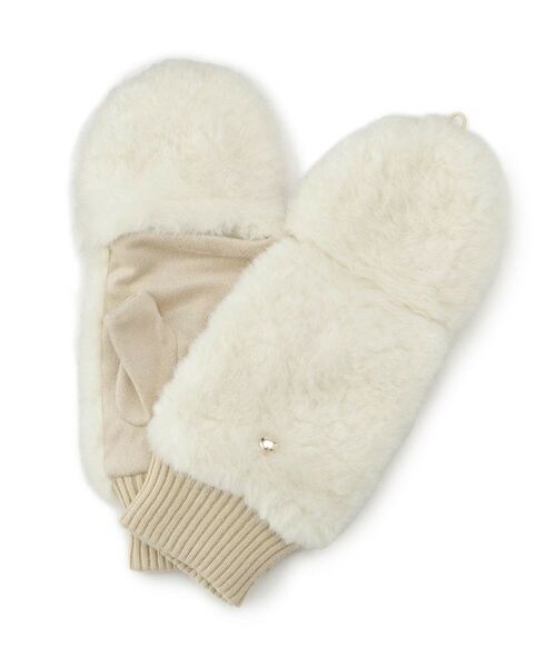 grove / グローブ 手袋 | 2WAYフェイクファーミトン | 詳細1