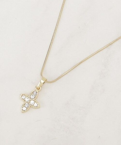 grove / グローブ ネックレス・ペンダント・チョーカー | フラワーモチーフショートネックレス | 詳細1