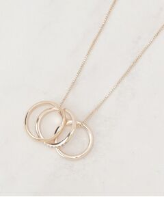 grove / グローブ ネックレス・ペンダント・チョーカー | 3リングビジューネックレス