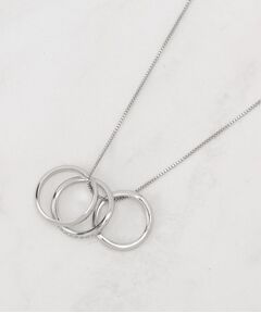grove / グローブ ネックレス・ペンダント・チョーカー | 3リングビジューネックレス
