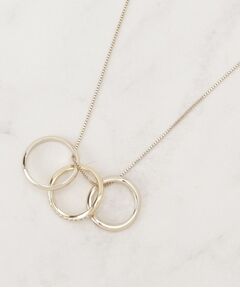 grove / グローブ ネックレス・ペンダント・チョーカー | 3リングビジューネックレス