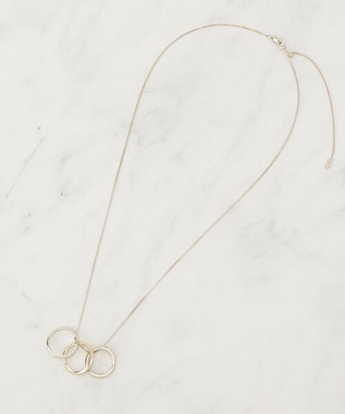 grove / グローブ ネックレス・ペンダント・チョーカー | 3リングビジューネックレス | 詳細2