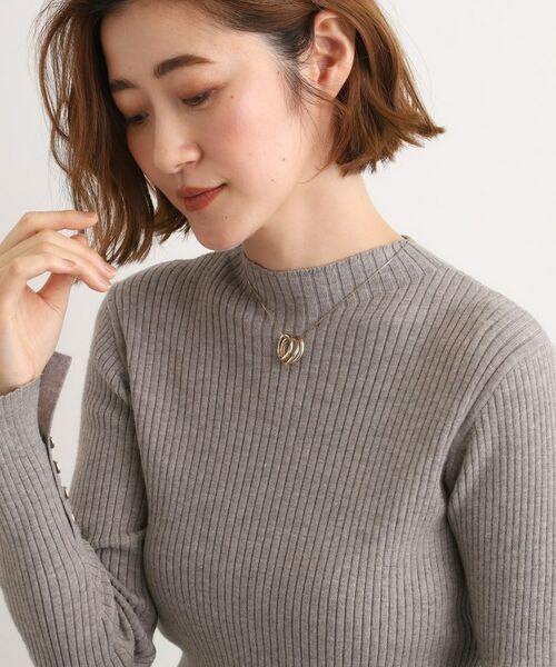 grove / グローブ ネックレス・ペンダント・チョーカー | 3リングビジューネックレス | 詳細7