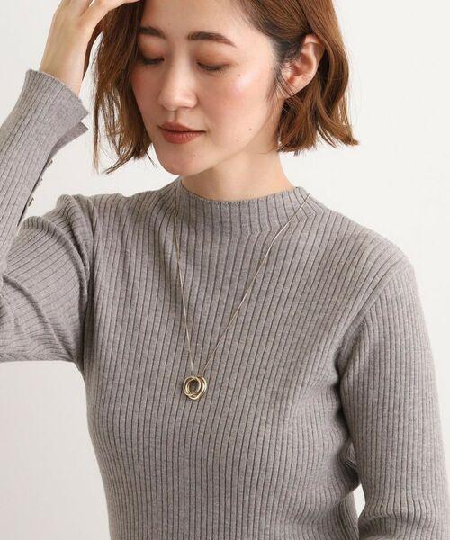 grove / グローブ ネックレス・ペンダント・チョーカー | 3リングビジューネックレス | 詳細8