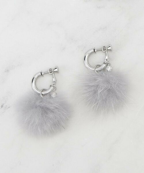 grove / グローブ ピアス・イヤリング | 【3WAY】ファービジューイヤリング | 詳細1