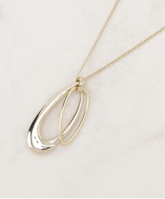 grove / グローブ ネックレス・ペンダント・チョーカー | ダブルしずくモチーフネックレス