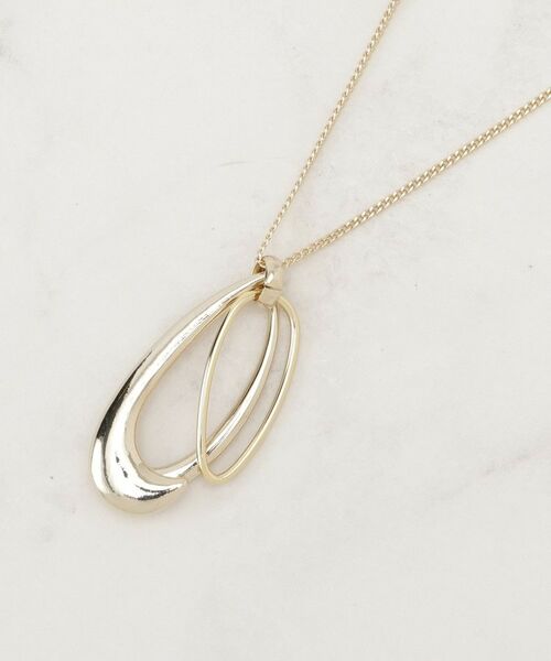 grove / グローブ ネックレス・ペンダント・チョーカー | ダブルしずくモチーフネックレス | 詳細1