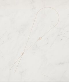 grove / グローブ ネックレス・ペンダント・チョーカー | パール調メタルY字アジャスタブルネックレス