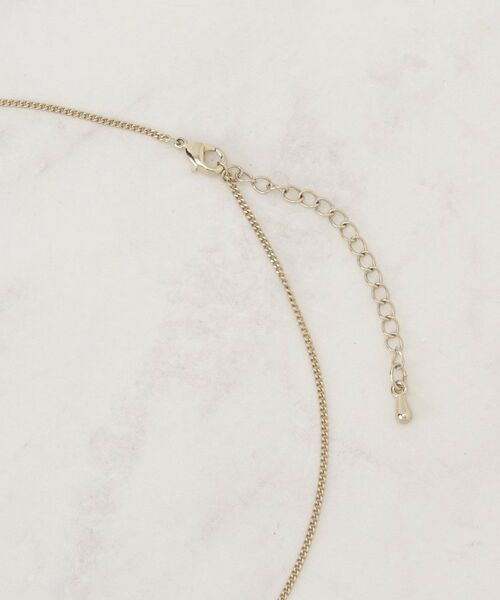 grove / グローブ ネックレス・ペンダント・チョーカー | メタルビッグリングフェイクパールネックレス | 詳細3