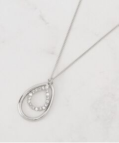 grove / グローブ ネックレス・ペンダント・チョーカー | しずくメタルビジューリングネックレス