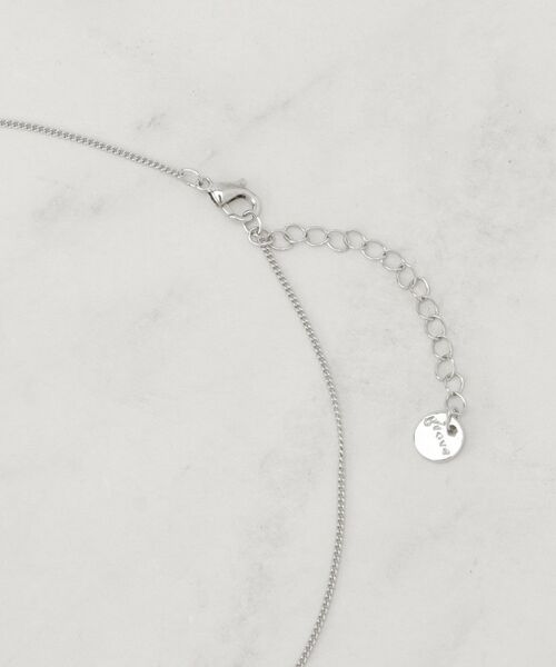 grove / グローブ ネックレス・ペンダント・チョーカー | しずくメタルビジューリングネックレス | 詳細3