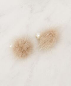 grove / グローブ ピアス・イヤリング | リバーシブルファーパール調ピアス