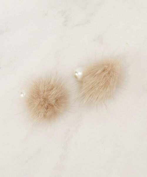 grove / グローブ ピアス・イヤリング | リバーシブルファーパール調ピアス | 詳細1