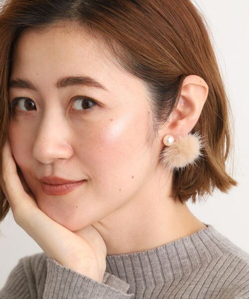 grove / グローブ ピアス・イヤリング | リバーシブルファーパール調ピアス | 詳細4