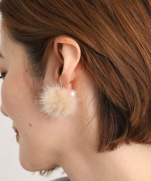grove / グローブ ピアス・イヤリング | リバーシブルファーパール調ピアス | 詳細6