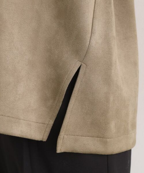 grove / グローブ カットソー | スエード調キーネックプルオーバー | 詳細18