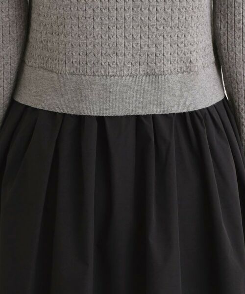 grove / グローブ ロング・マキシ丈ワンピース | ケーブルニットドッキングワンピース | 詳細18