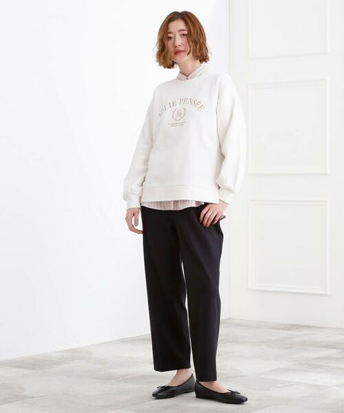 grove / グローブ パンツ | きれいめシルエットに、心地よさを仕込んで　スーパーストレッチ起毛テーパードパンツ | 詳細10