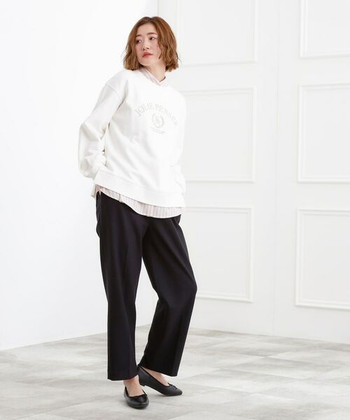 grove / グローブ パンツ | きれいめシルエットに、心地よさを仕込んで　スーパーストレッチ起毛テーパードパンツ | 詳細11