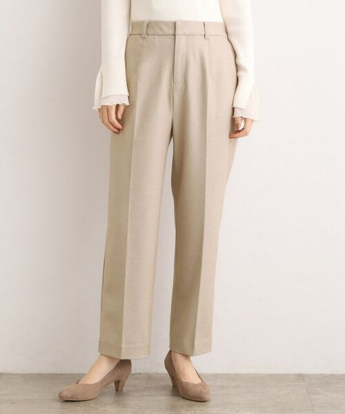 grove / グローブ パンツ | きれいめシルエットに、心地よさを仕込んで　スーパーストレッチ起毛テーパードパンツ | 詳細13